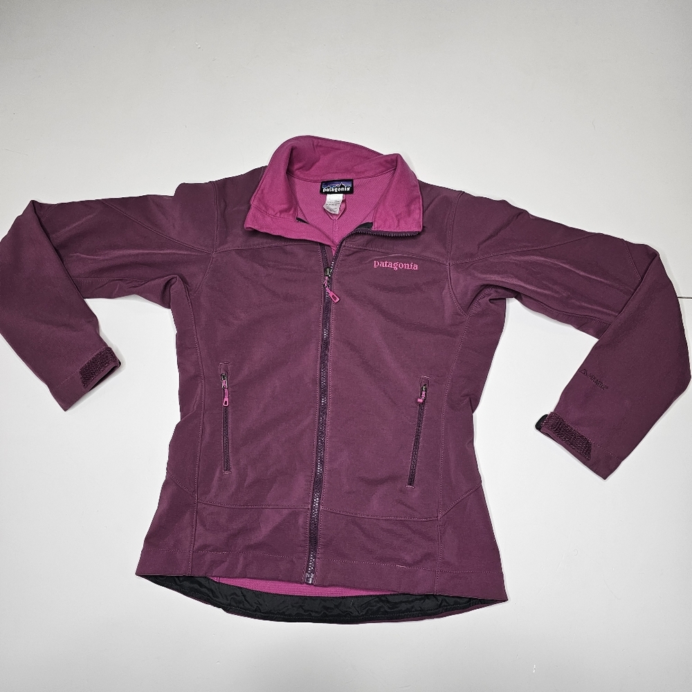 Patagonia Womens Adze Jacket Polartec Softshell Stretch Pink Size S.